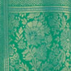 Luscious Rama Green Saree